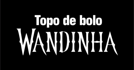 Topo de bolo Wandinha Pronto Para Imprimir