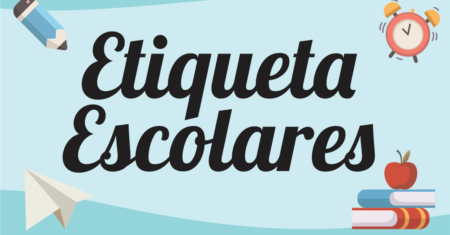 Etiqueta Escolar Gratuita Pronto Para Imprimir Em Alta Qualidade