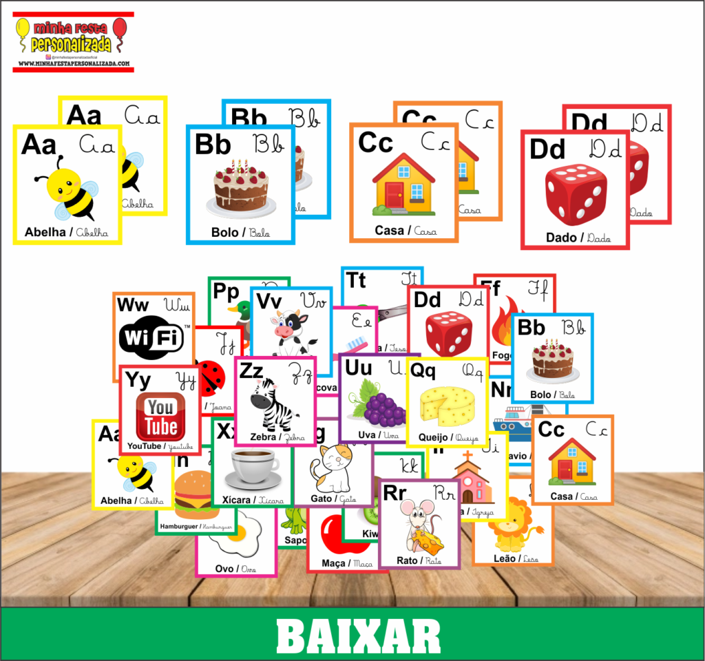 Jogo da memoria alfabeto infantil 1024x960 - Jogo da Memória Alfabeto Infantil Para Imprimir
