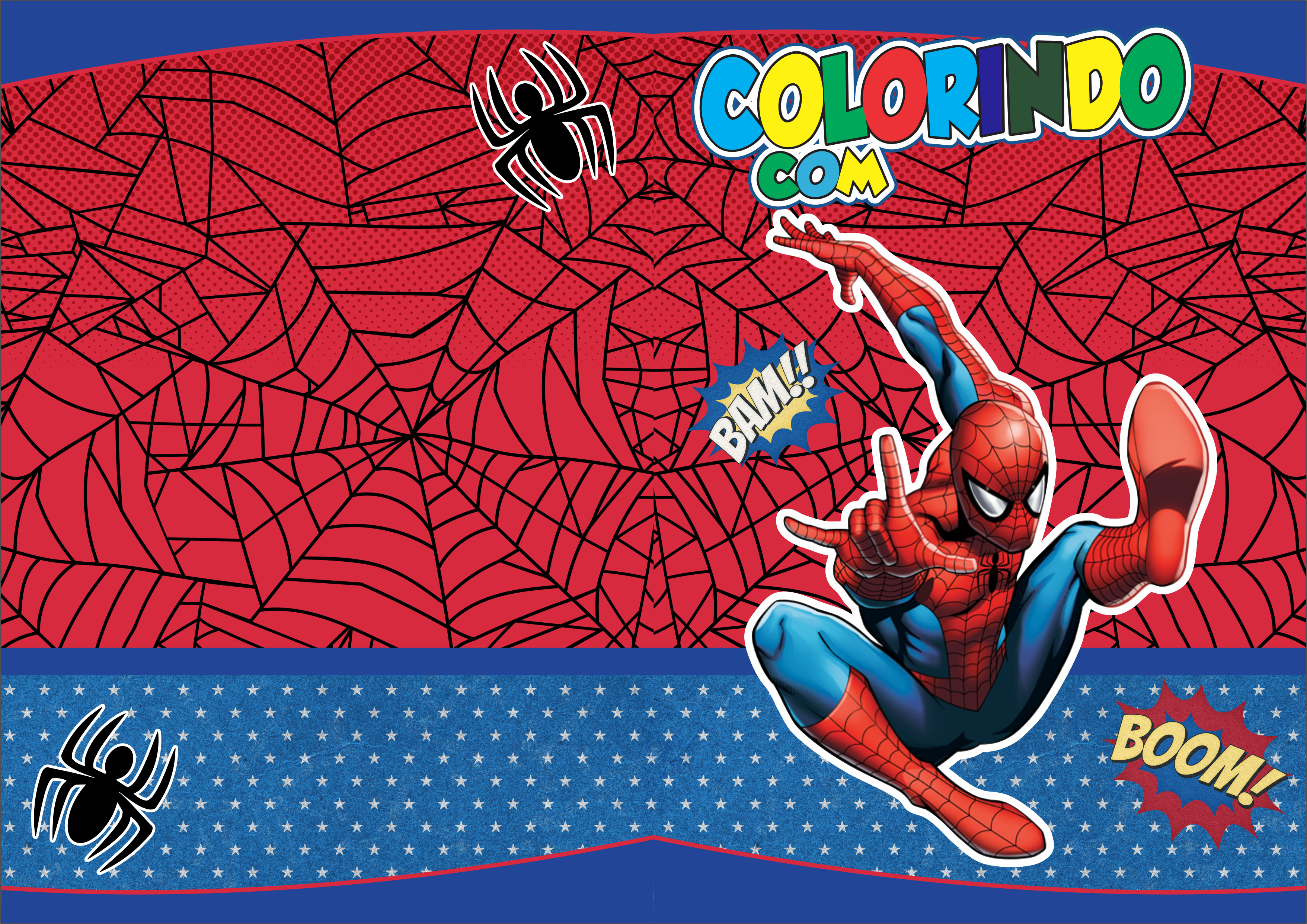 Homem Aranha para colorir en 2023