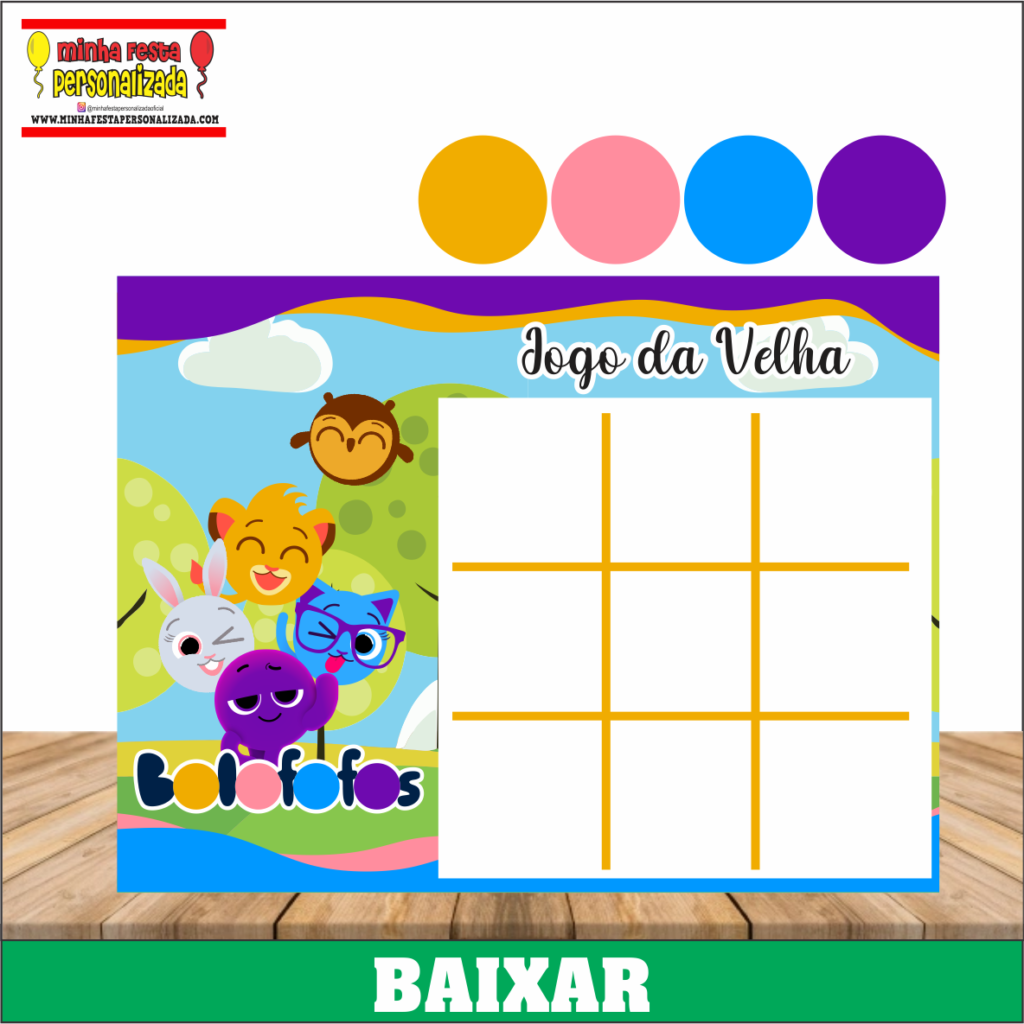 JOGO DA VELHA – Coração – Printkids