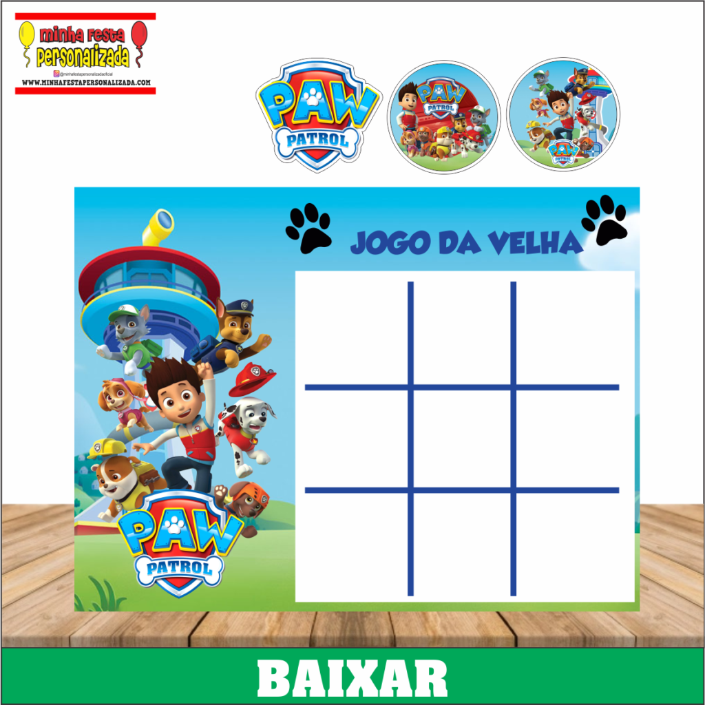 JOGO DA VELHA – Coração – Printkids