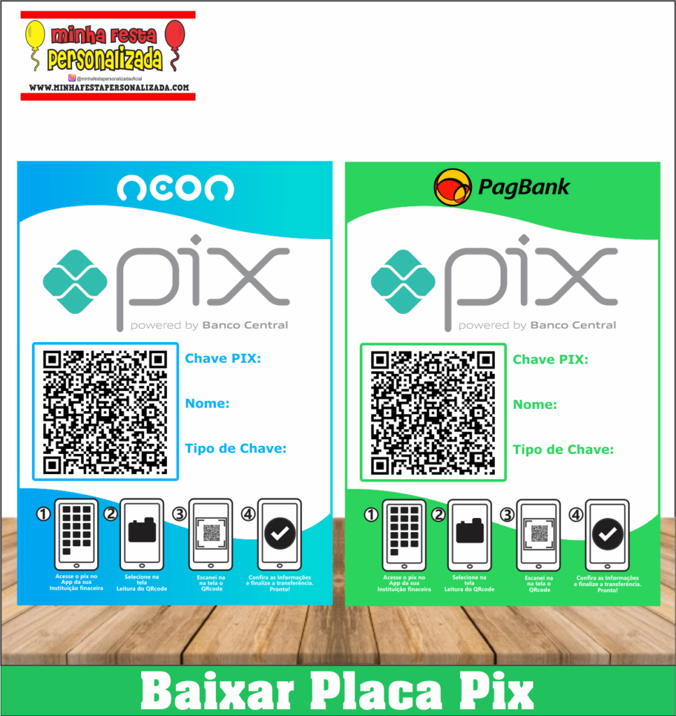 PLACA PIX PERSONALIZADA MODELO 04 967x1024 - Placa Pix Personalizada de Bancos Para Imprimir