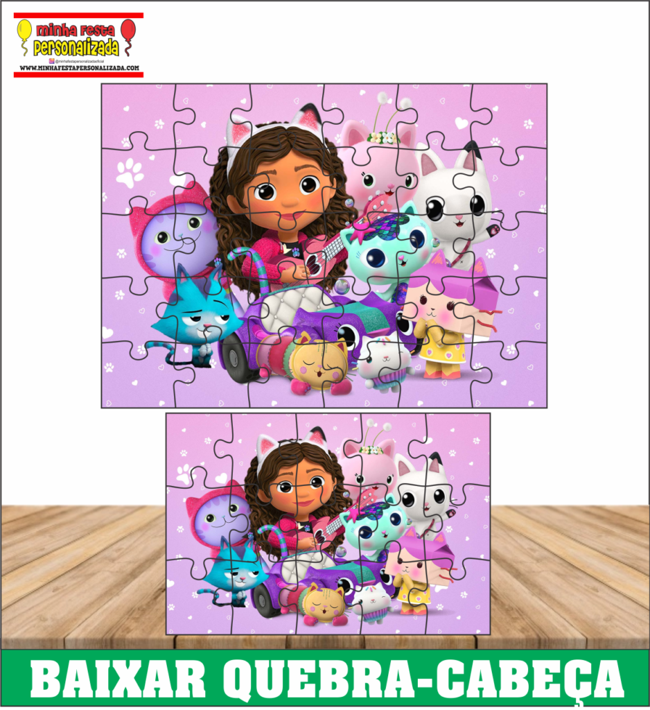 Quebra-cabeça infantil para imprimir - Super Personalizados em 2023  Quebra  cabeça infantil, Quebra cabeça, Decoração safari festa infantil