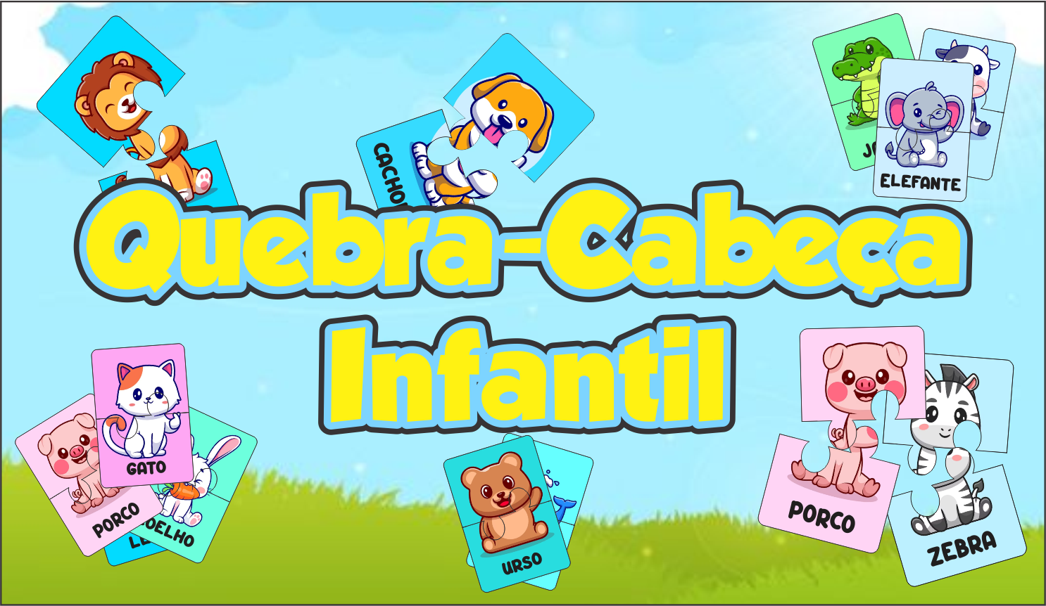 Quebra-Cabeça Infantil Para Imprimir Gratuito