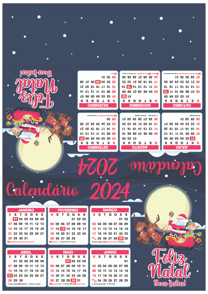 CALENDARIO DE NATAL DE MESA 2024 02 725x1024 - Calendários de Natal 2024 modelos 02