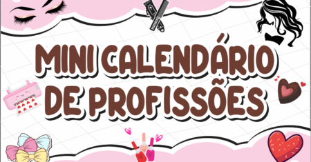 Mini Calendários Profissões Para Imprimir Grátis