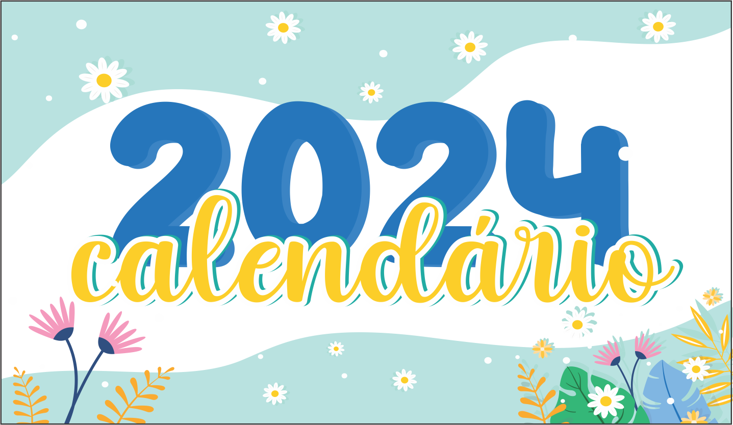 CAPAS CALENDARIOS 2024 - Calendários de 2024 em alta qualidade para imprimir