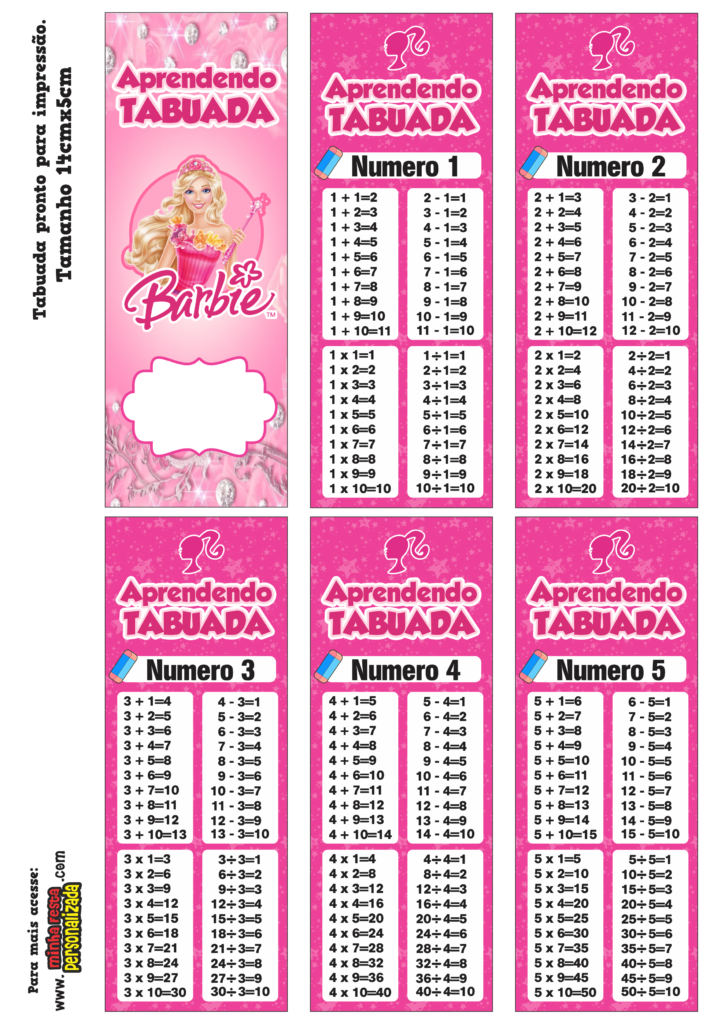 PARTE 01 2 725x1024 - Chaveiro tabuada Barbie