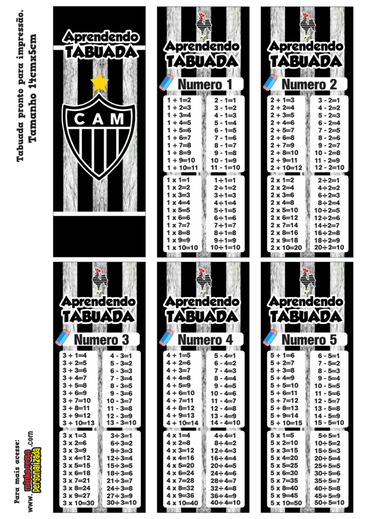 PARTE 01 725x1024 - Tabuada Personalizada Atlético Mineiro