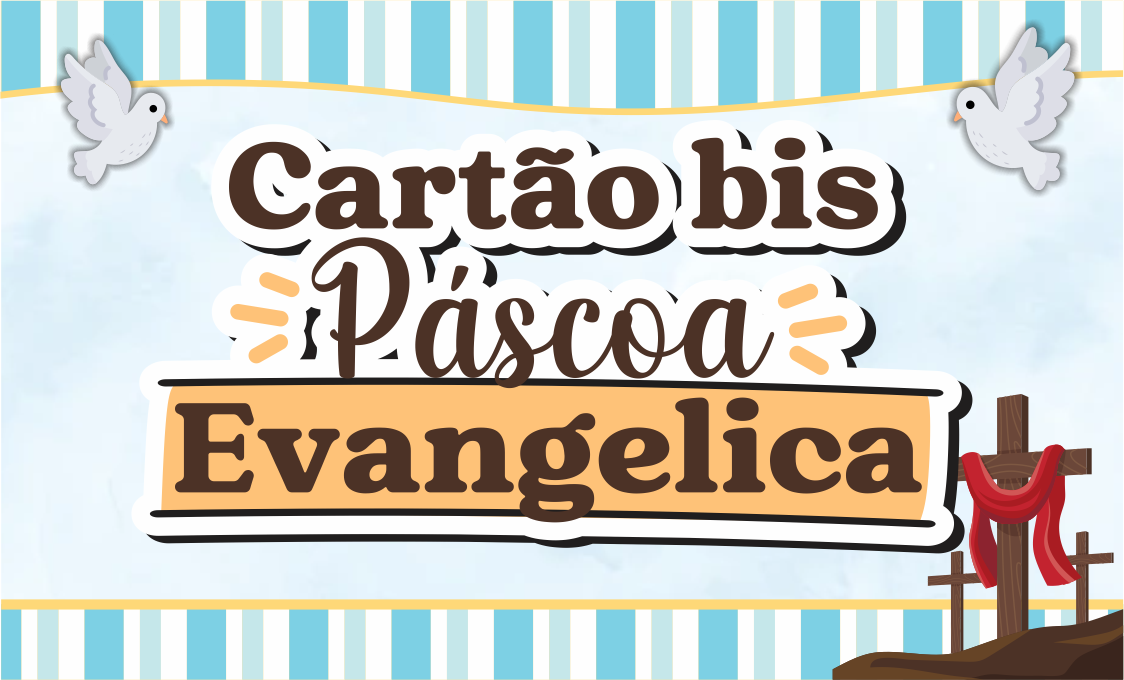 CAPA CARTAO BIS PASCOA EVANGELICA - Cartão Bis Páscoa Evangélica Para Imprimir Gratuito