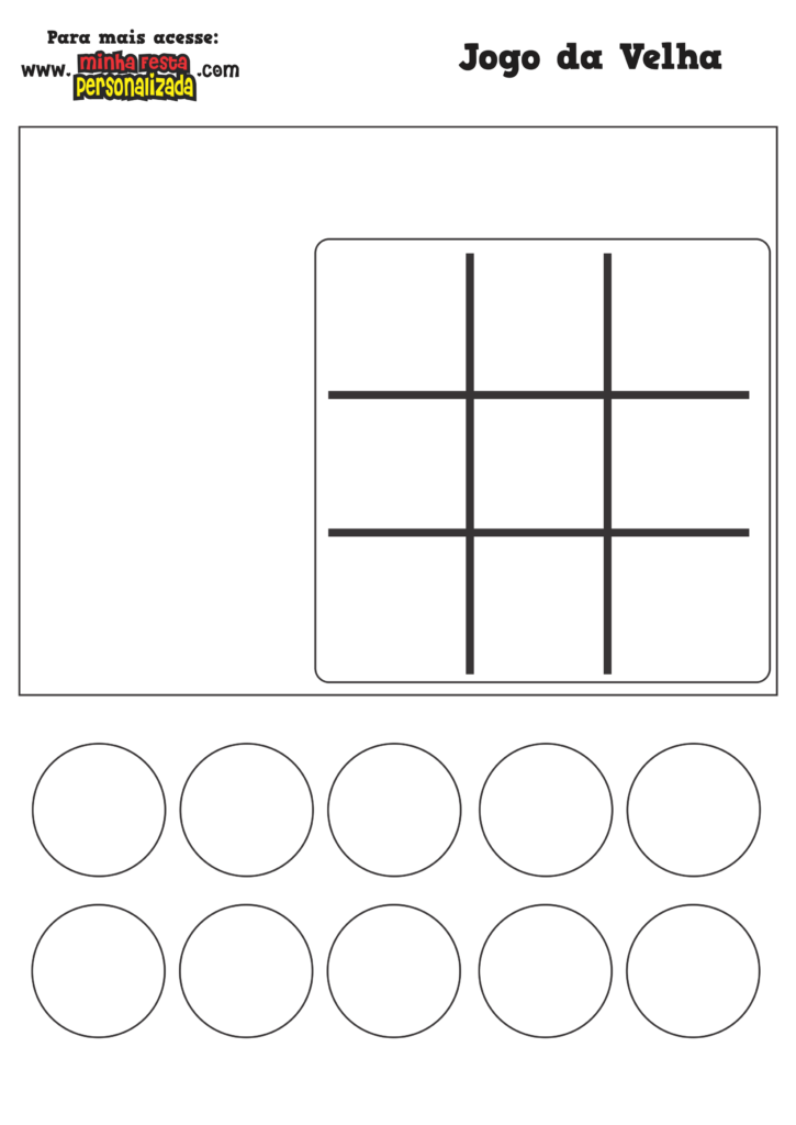 JOGO DA VELHA 725x1024 - Molde Jogo da Velha Transparente