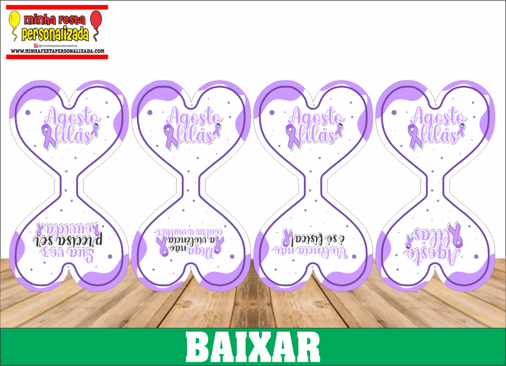 TAG XUXINHA AGOSTO LILAS MODELO 02 1024x742 - Tag Xuxinha Agosto Lilás Para Imprimir Gratuito