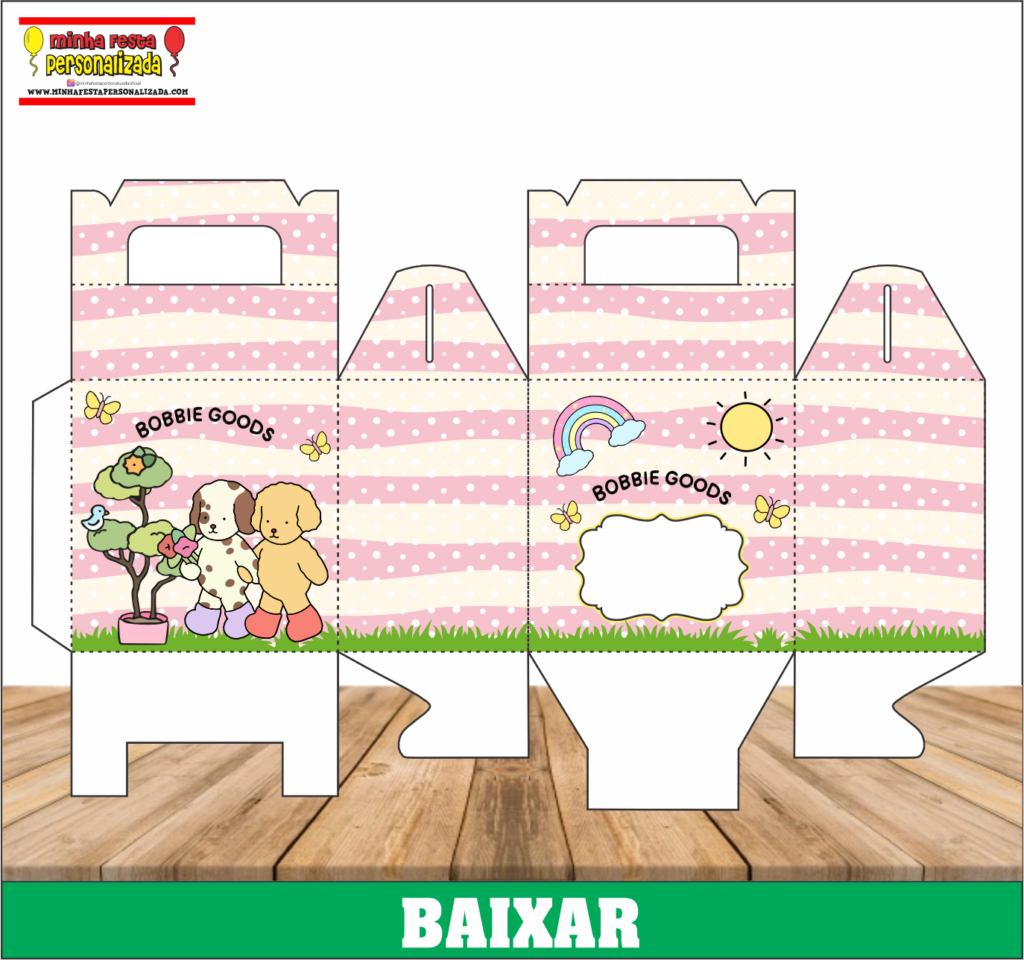 BOBBIE GOODS 1024x960 - Caixa Maleta Personalizada Para Imprimir Gratuito