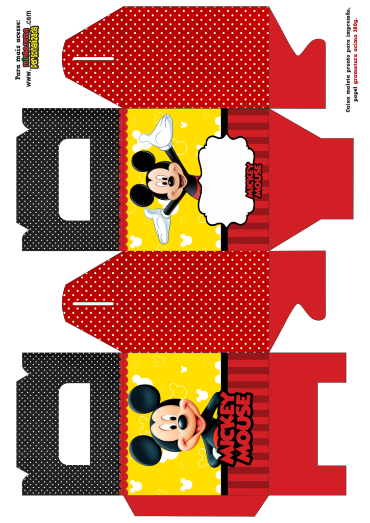 CAIXA MALETA MICKEY 1 725x1024 - Caixa Maleta Personalizada Mickey