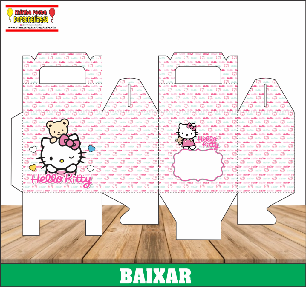 HELLO KITTY 1024x961 - Caixa Maleta Personalizada Para Imprimir Gratuito