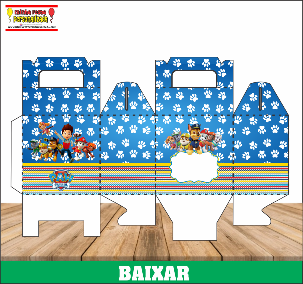PATRULHA CANINA 1024x961 - Caixa Maleta Personalizada Para Imprimir Gratuito