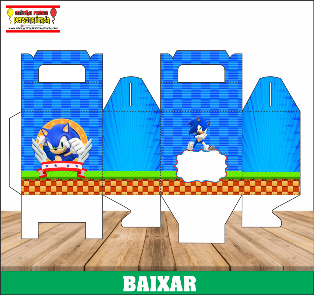 SONIC 1024x961 - Caixa Maleta Personalizada Para Imprimir Gratuito