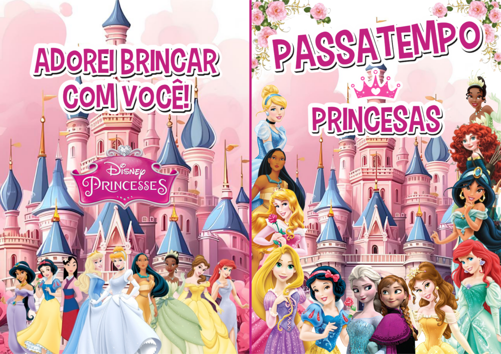 CAPA 2 1024x725 - Livrinho Passatempo Princesas