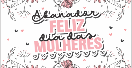 Abanador Dia das Mulheres Gratuito Para Imprimir