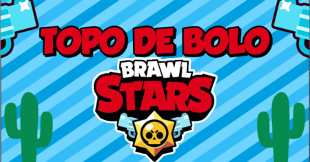 Topo de Bolo Brawl Stars Para Imprimir Gratuito