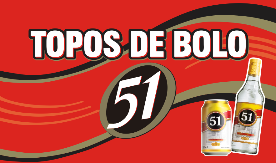 CAPA TOPOS DE BOLO 51 - Topo de Bolo 51 Para Imprimir Gratuito