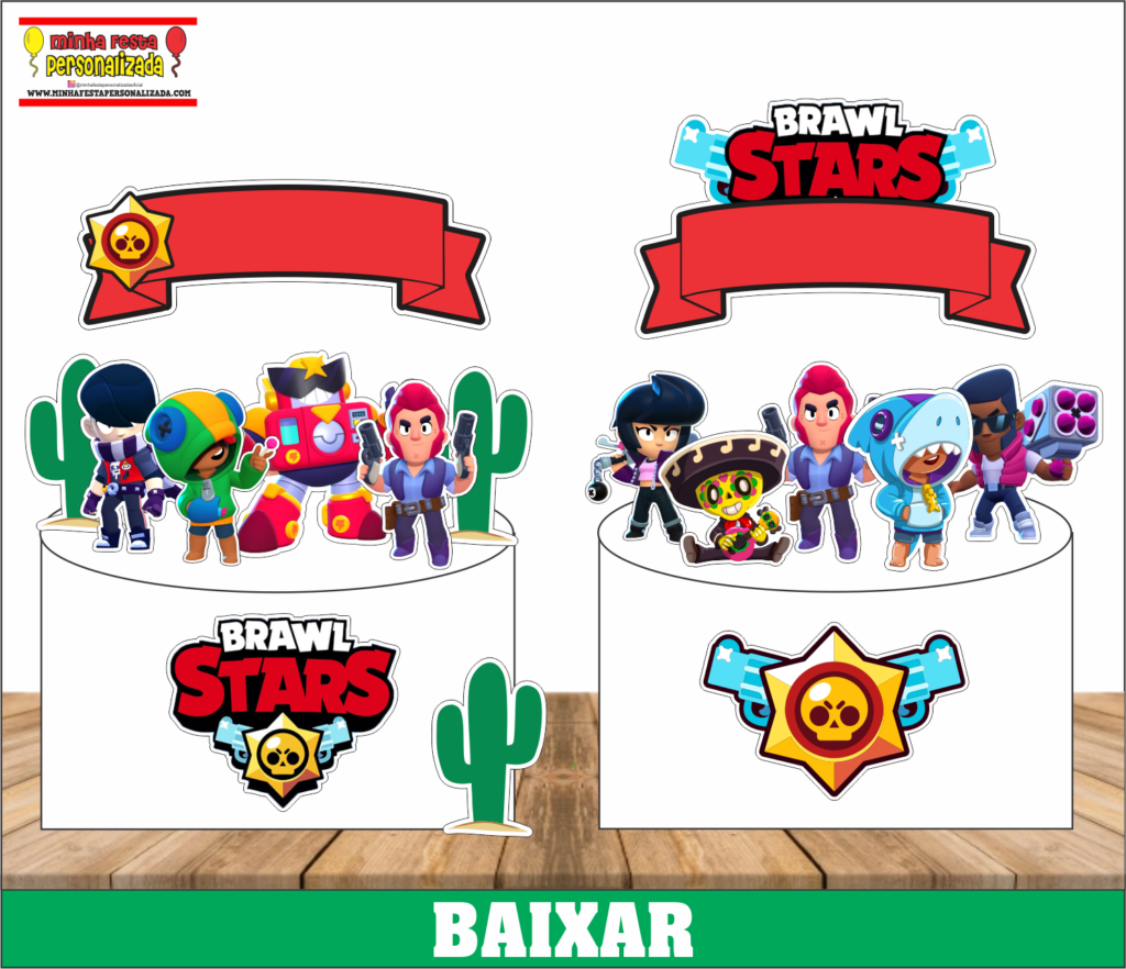 TOPO DE BOLO BRAWL STARS 1024x882 - Topo de Bolo Brawl Stars Para Imprimir Gratuito