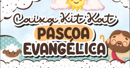 Caixa Kit Kat Páscoa Evangélica Para Imprimir Grátis