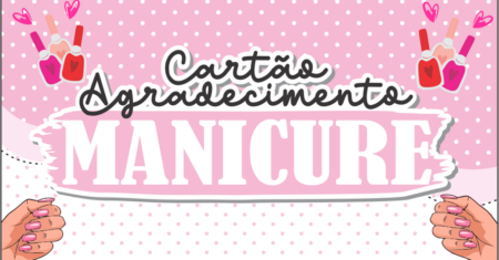 Cartão Agradecimento Manicure Para Imprimir Gratuito