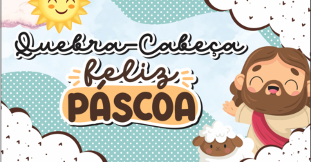 Quebra-Cabeça de Páscoa Pronto Para Imprimir