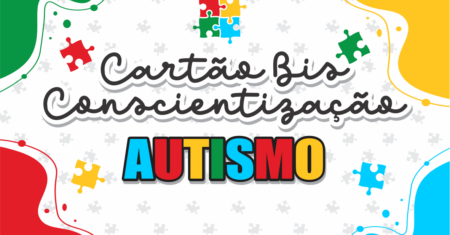 Cartão Conscientização do Autismo de Bis Para Imprimir Gratuito