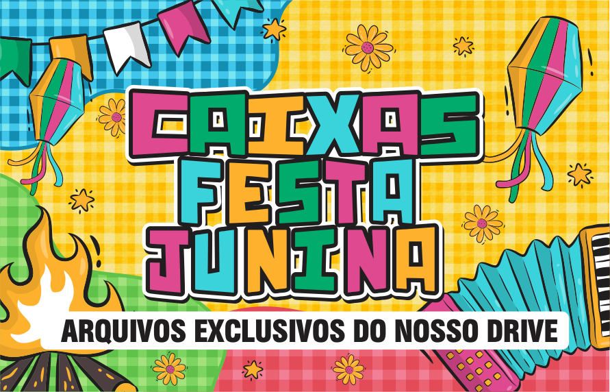 CAPA CAIXAS FESTA JUNINA - Caixas Festa Junina 01 – Disponível Apenas no Nosso Drive