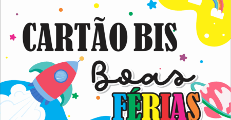 Cartão Bis Boas Férias Para Imprimir Gratuito