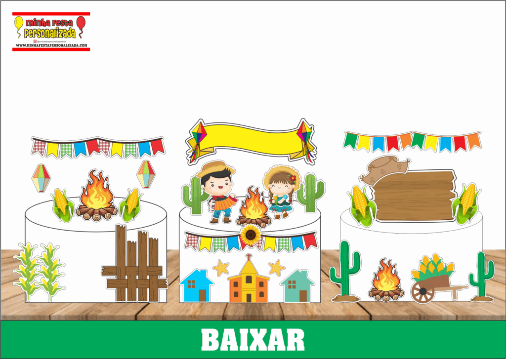 topo festa junina modelo 02 1024x727 - Topo Festa Junina Para Imprimir Gratuito