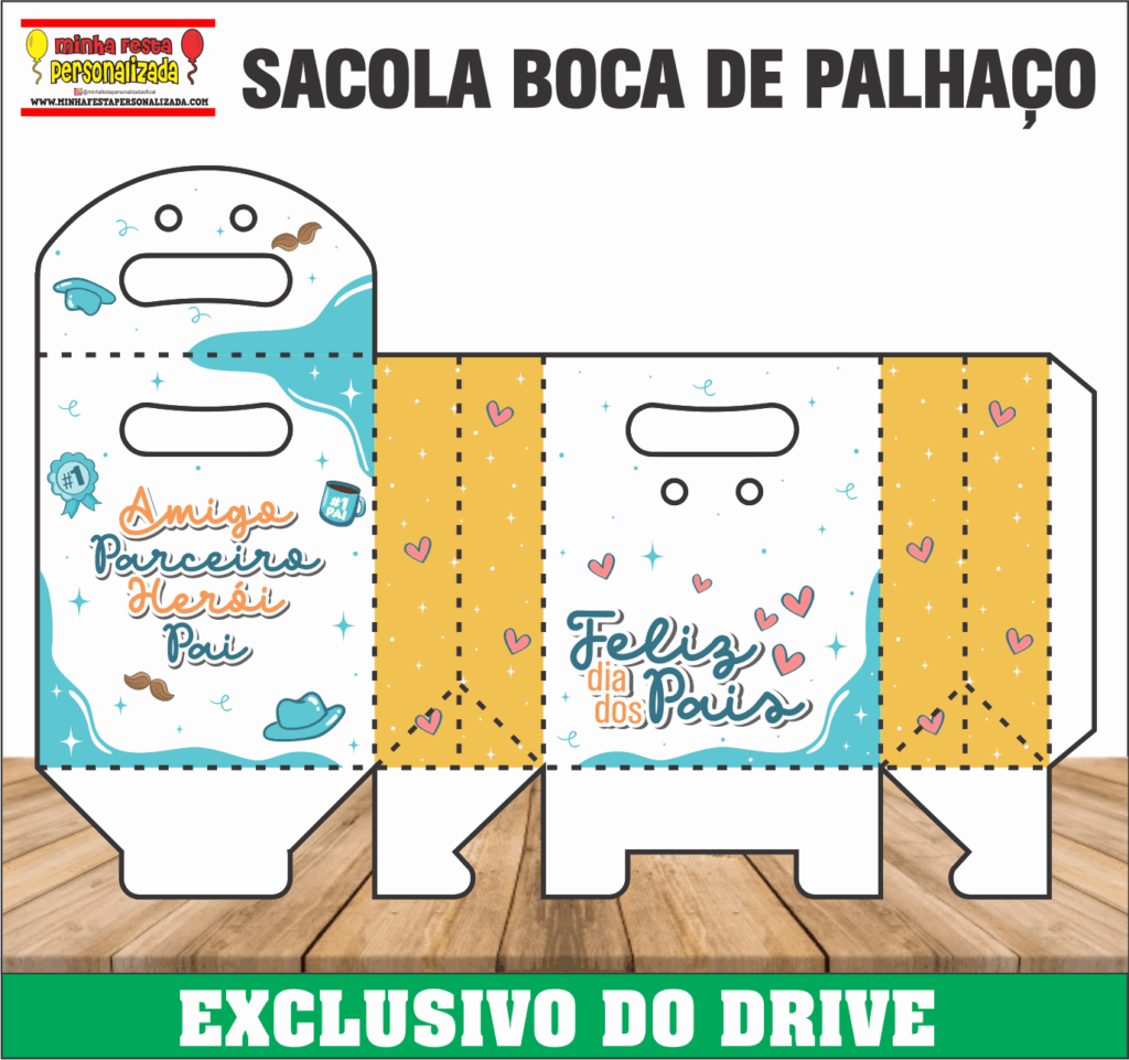 SACOLA BOCA DE PALHACO 03 1024x961 - Dia dos Pais 01 &ndash; Dispon&iacute;vel Apenas no Nosso Drive!
