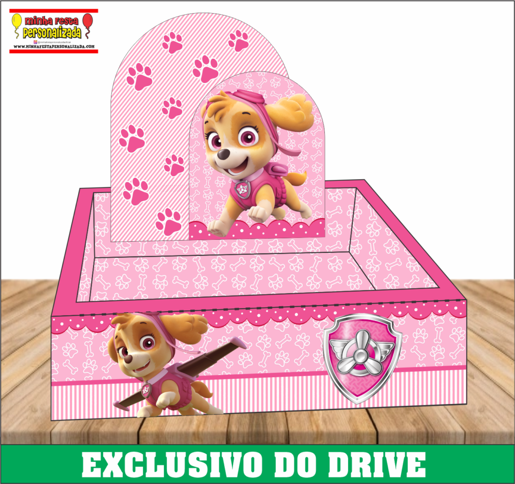 Caixa Cesta Quadrada Personalizada 01 – Disponível Apenas no Nosso Drive! PATRULHA CANINA SKYE 1024x961 - Caixa Cesta Quadrada Personalizada 01 – Disponível Apenas no Nosso Drive!