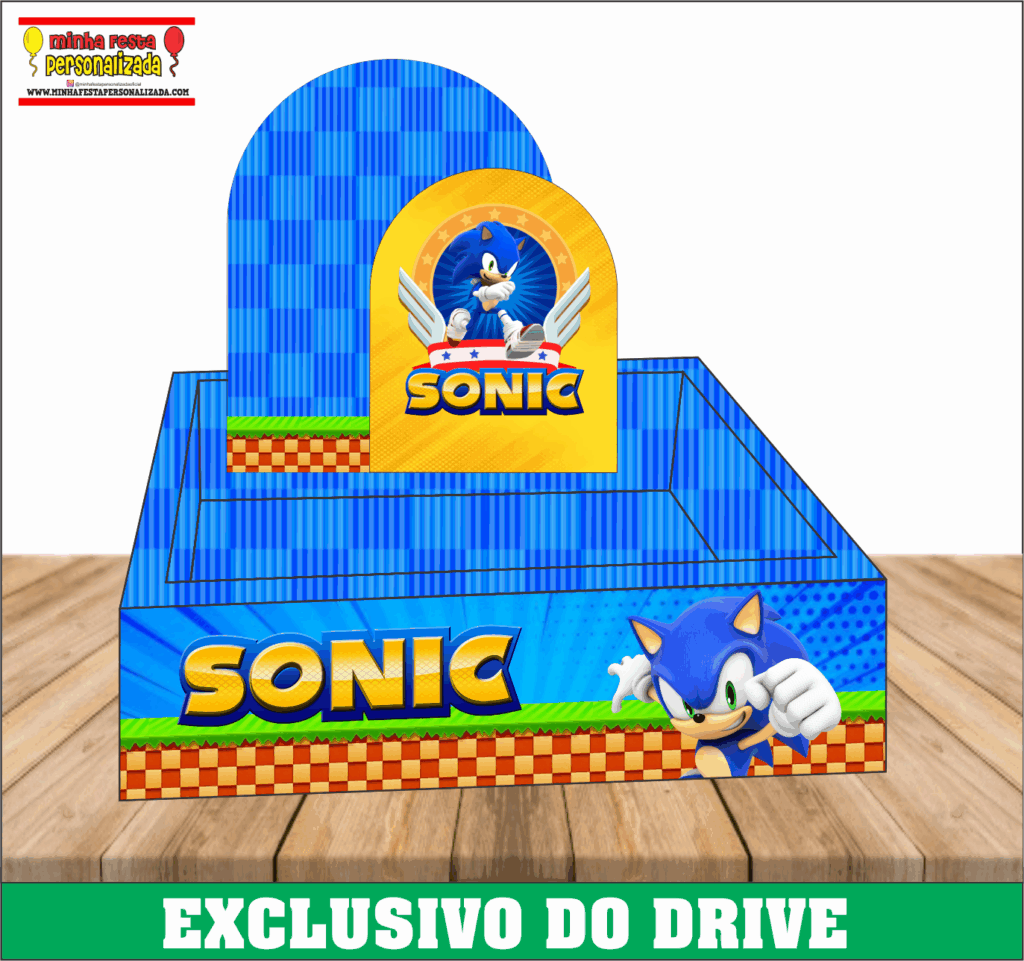 SONIC 1024x961 - Caixa Cesta Quadrada Personalizada 01 &ndash; Dispon&iacute;vel Apenas no Nosso Drive!
