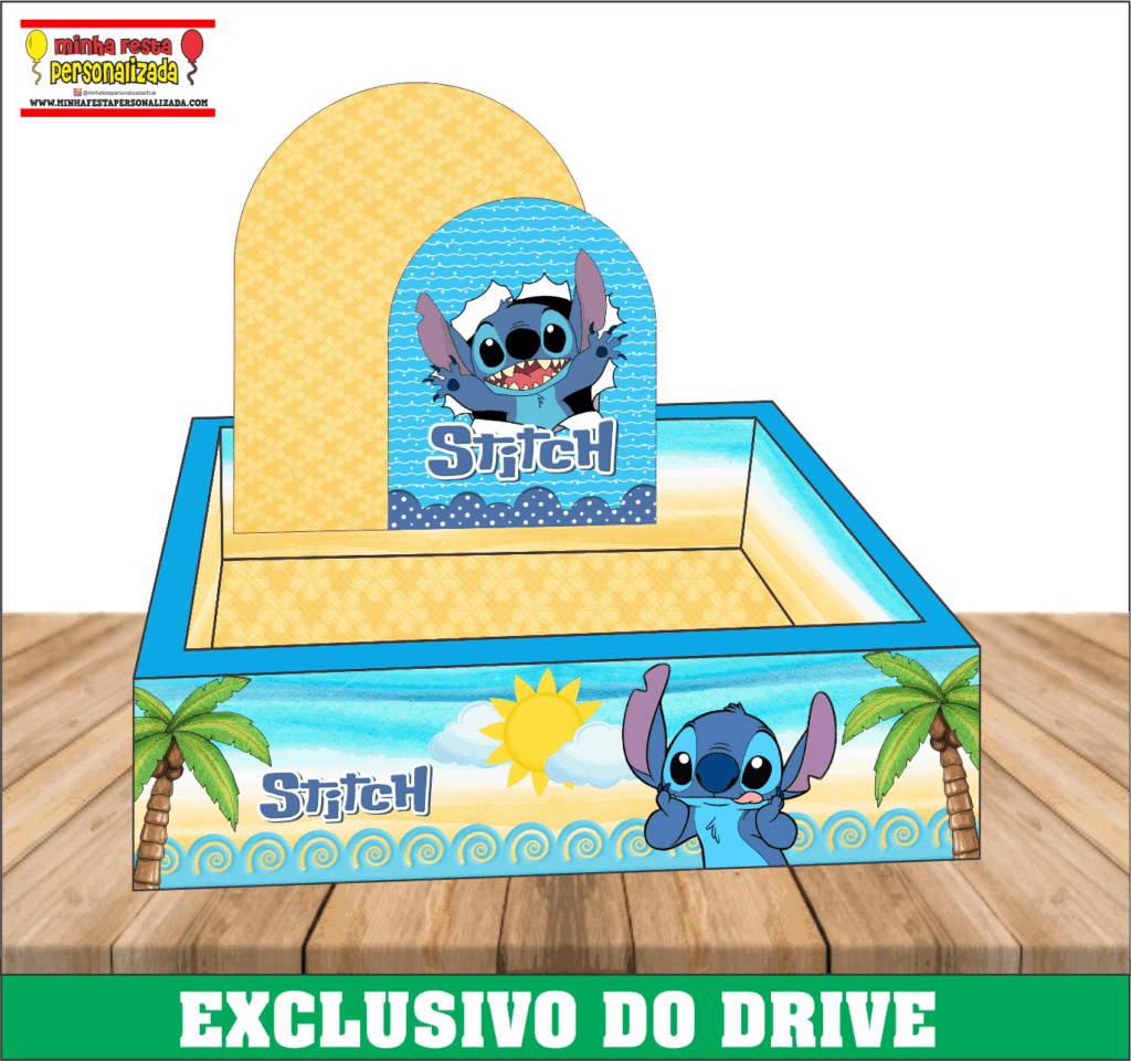 STITCH 1024x961 - Caixa Cesta Quadrada Personalizada 01 &ndash; Dispon&iacute;vel Apenas no Nosso Drive!