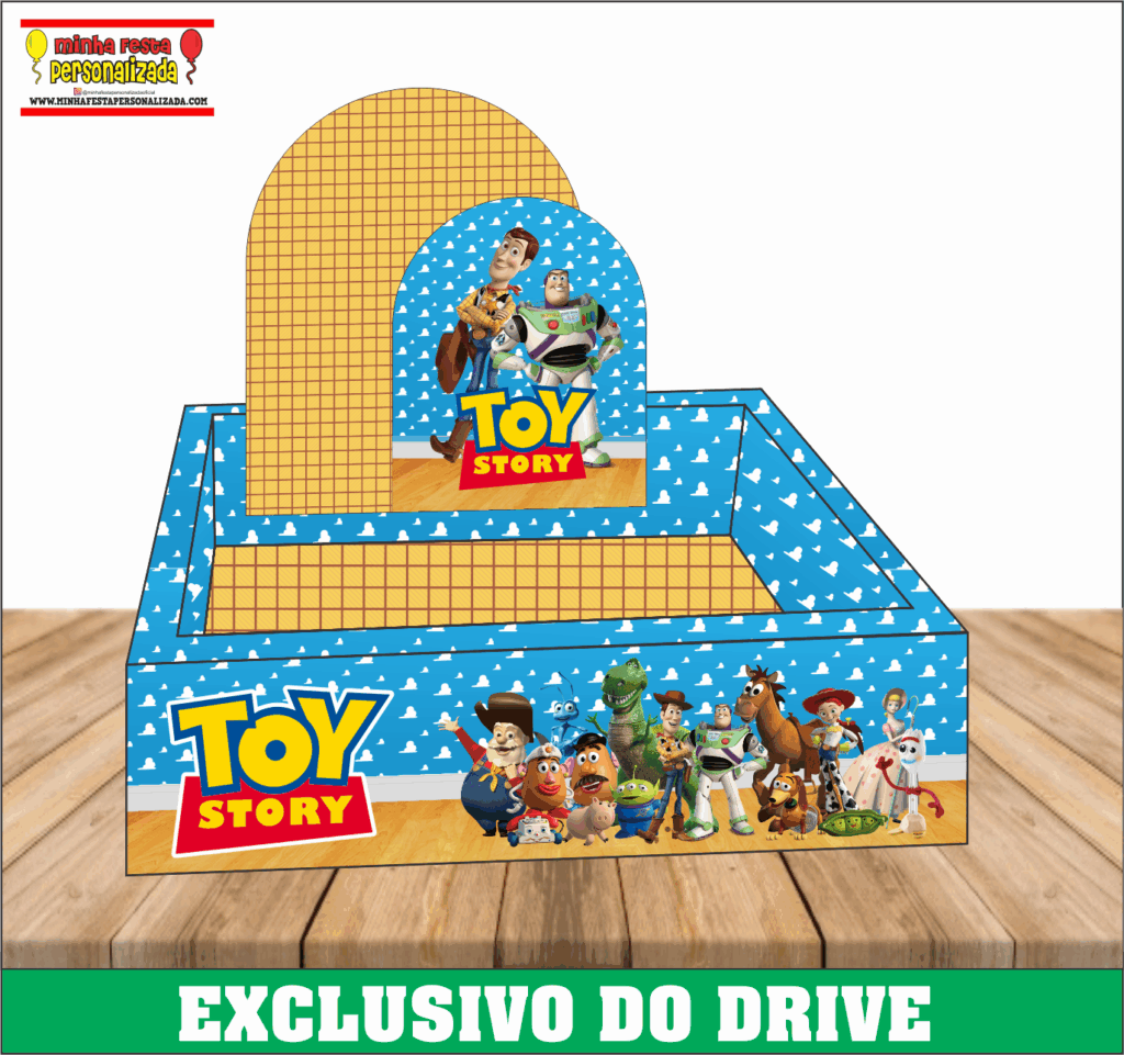 TOY STORY 1024x961 - Caixa Cesta Quadrada Personalizada 01 &ndash; Dispon&iacute;vel Apenas no Nosso Drive!