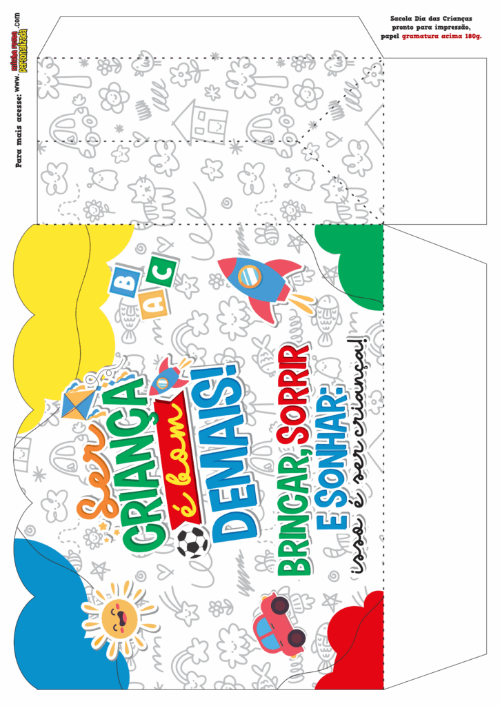 MODELO 04 725x1024 - Sacolinhas Bis Dia das Crian&ccedil;as Modelo 02 Gratuito