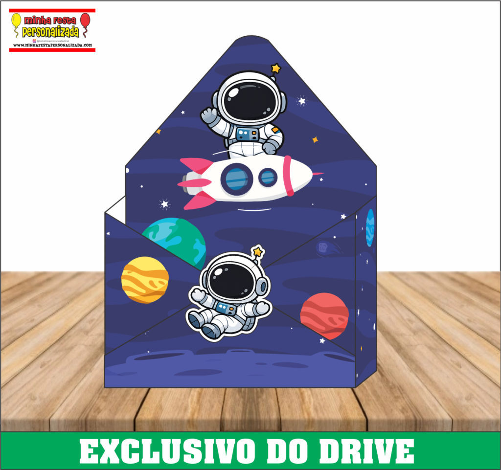 ASTRONAUTA 1024x961 - Caixa Envelope Personalizadas &ndash; Dispon&iacute;vel Apenas no Nosso Drive!