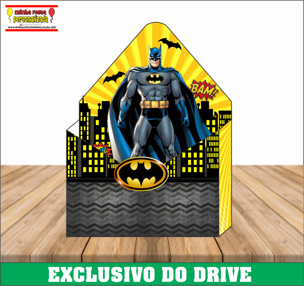 BATMAN 1024x961 - Caixa Envelope Personalizadas &ndash; Dispon&iacute;vel Apenas no Nosso Drive!