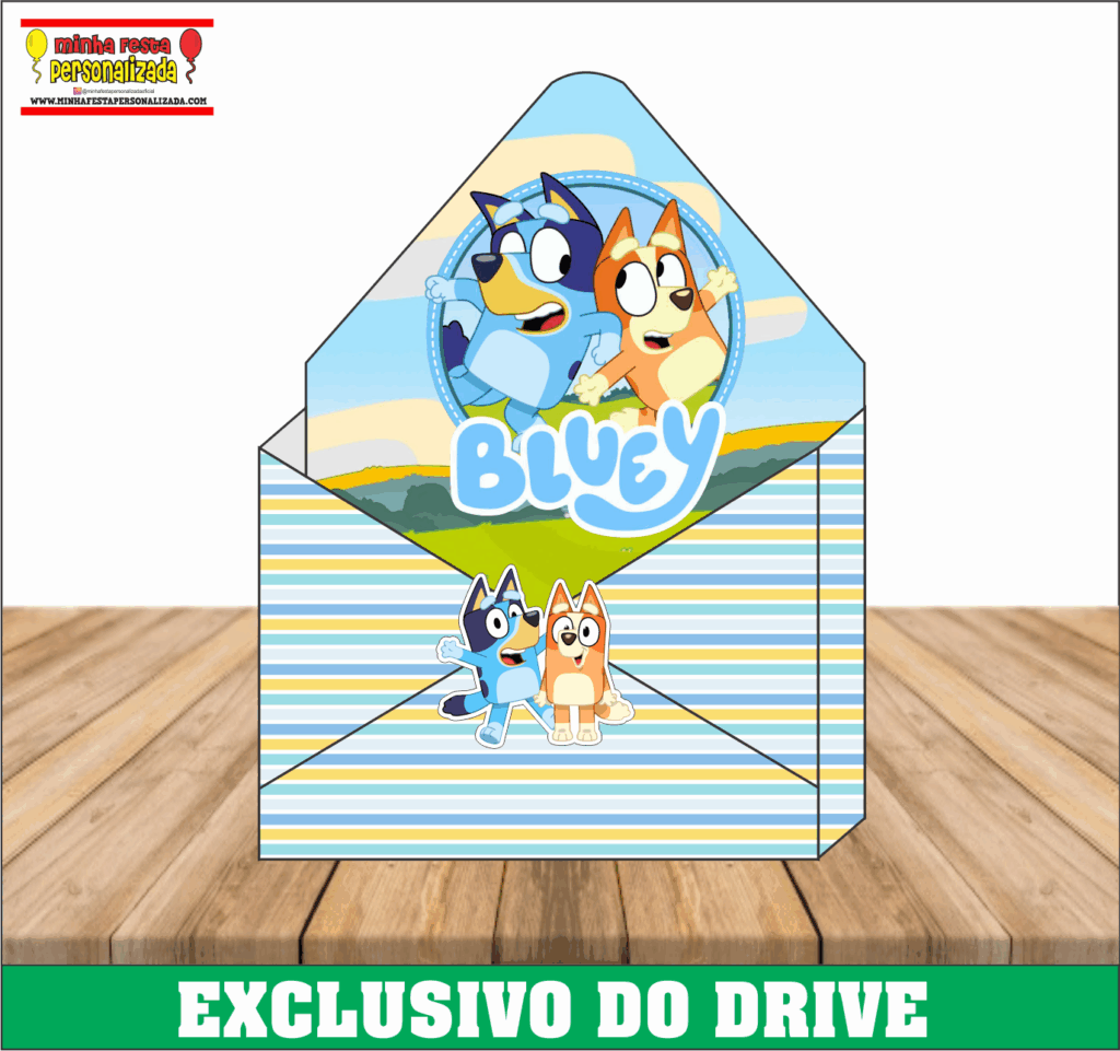BLUEY 1024x961 - Caixa Envelope Personalizadas &ndash; Dispon&iacute;vel Apenas no Nosso Drive!