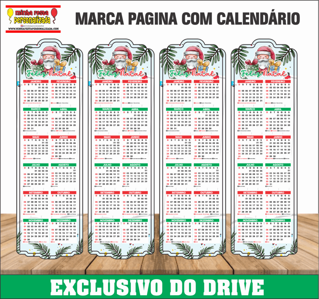 CALENDARIO 01 1024x960 - Natal 01 &ndash; Dispon&iacute;vel Apenas no Nosso Drive!