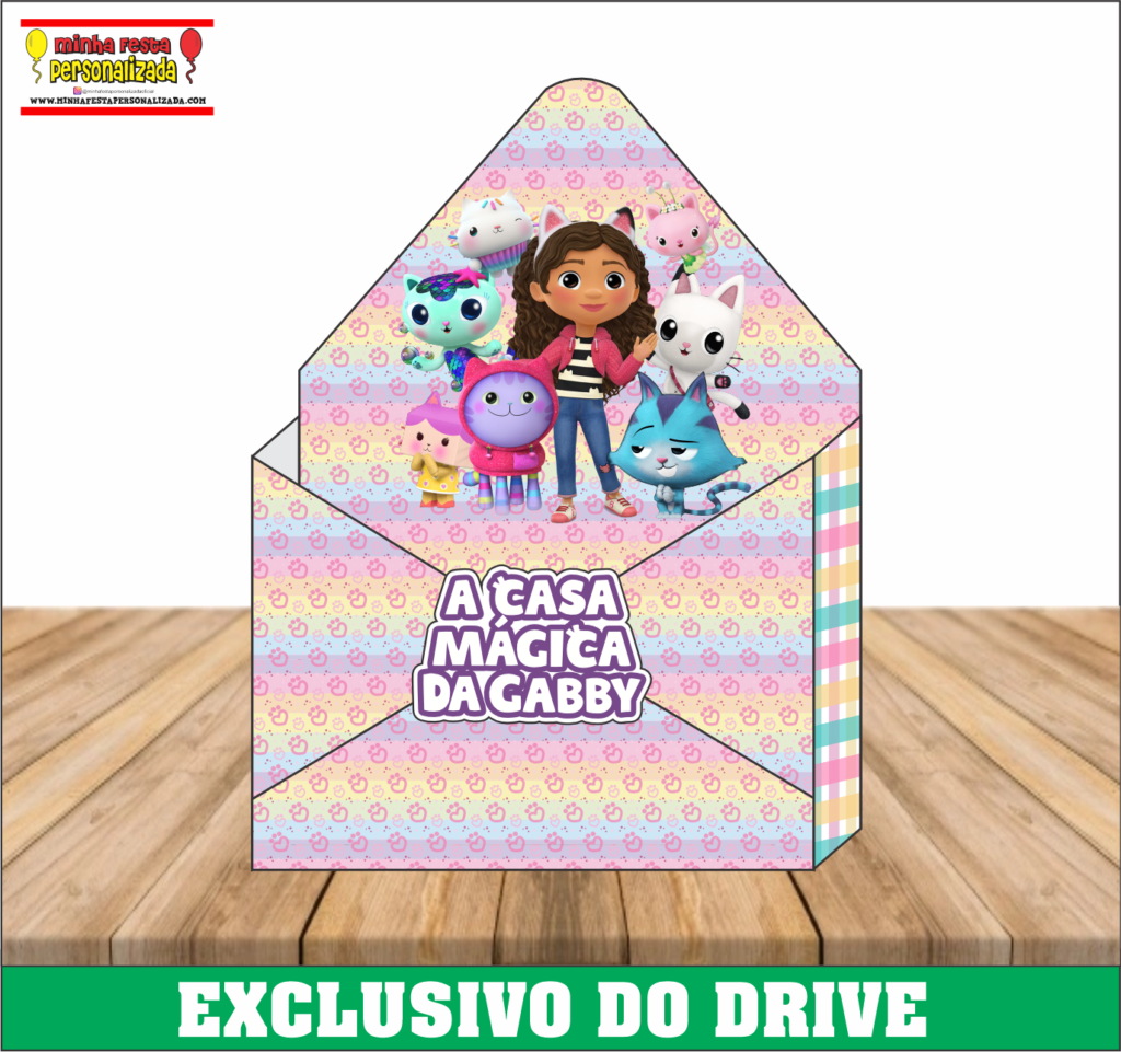 CASA MAGICA DA GABBY 1024x961 - Caixa Envelope Personalizadas &ndash; Dispon&iacute;vel Apenas no Nosso Drive!