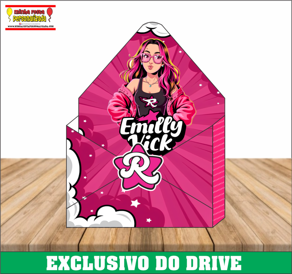 EMILLY VICK 1024x961 - Caixa Envelope Personalizadas &ndash; Dispon&iacute;vel Apenas no Nosso Drive!