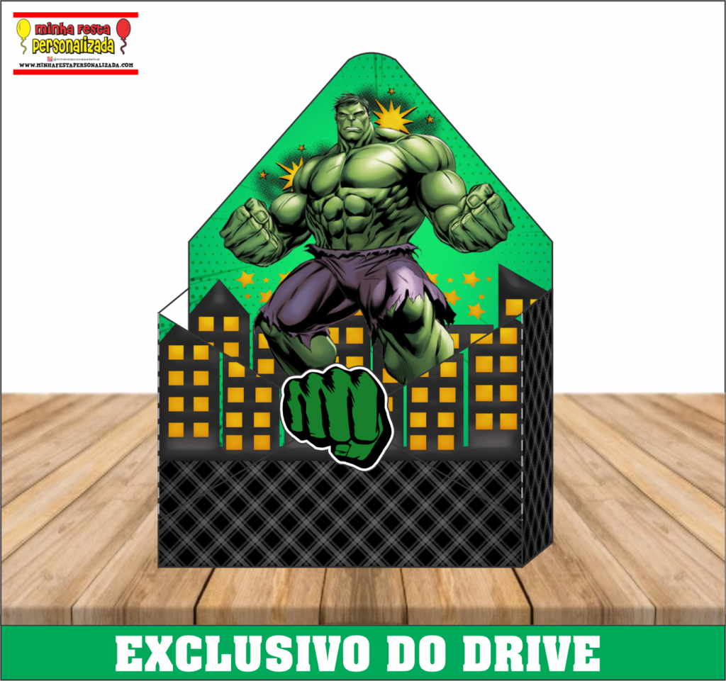 HULK 1024x961 - Caixa Envelope Personalizadas &ndash; Dispon&iacute;vel Apenas no Nosso Drive!