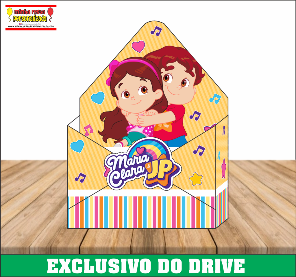 MARIA CLARA E JP 1024x960 - Caixa Envelope Personalizadas &ndash; Dispon&iacute;vel Apenas no Nosso Drive!