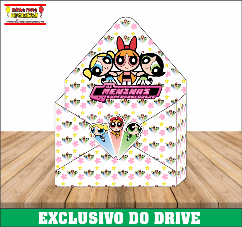 MENINAS SUPER PODEROSAS 1024x961 - Caixa Envelope Personalizadas &ndash; Dispon&iacute;vel Apenas no Nosso Drive!