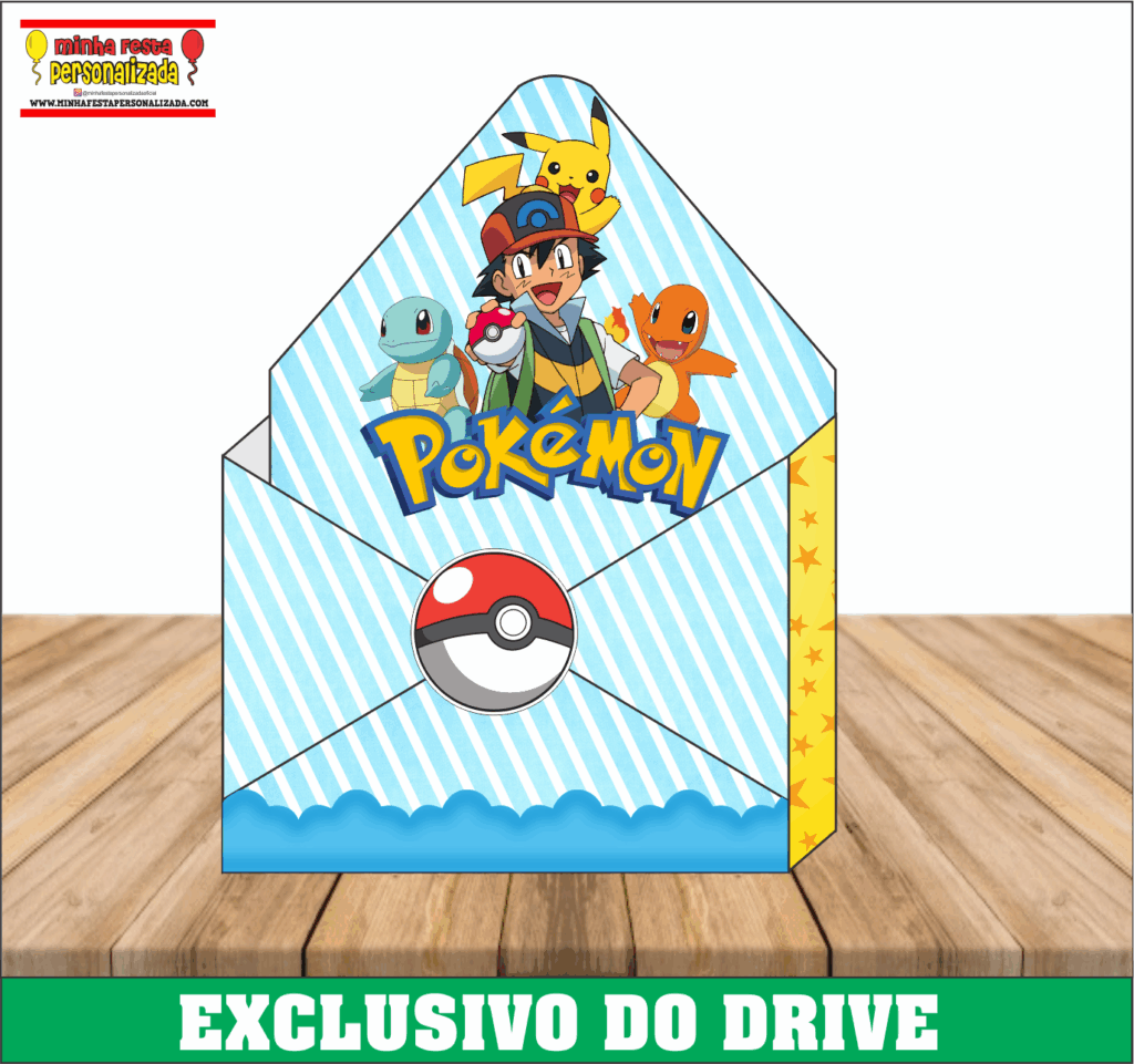 POKEMON 1024x961 - Caixa Envelope Personalizadas &ndash; Dispon&iacute;vel Apenas no Nosso Drive!